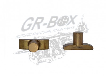 Brass fork pads - Pattini forcella in bronzo